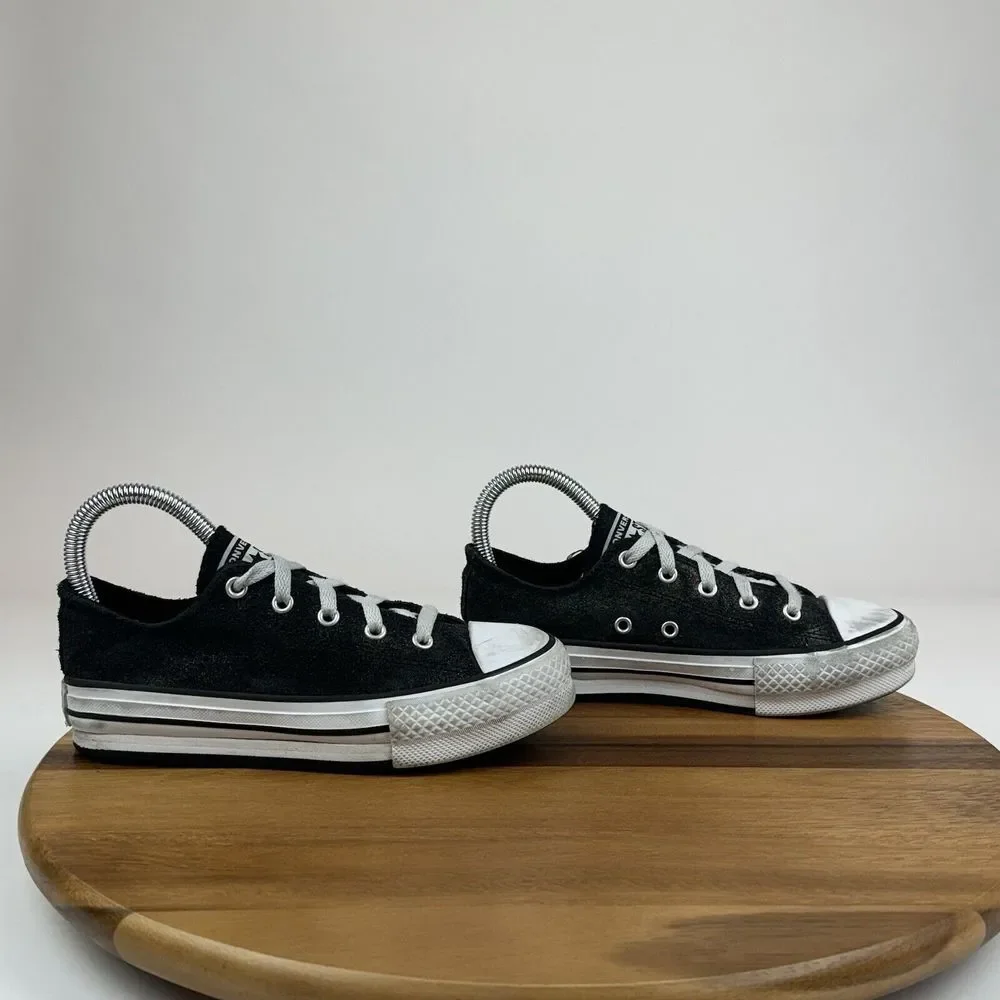 Big Kids Converse CTAS Lift Platform Shiny Suede Sneakers Shoes Size 2‎ Y